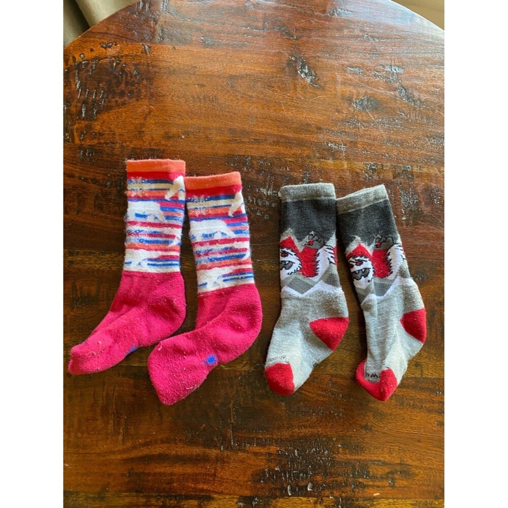 Smartwool Kids' Wintersport Socks kids small (9-11.5) merino wool sock bundle
